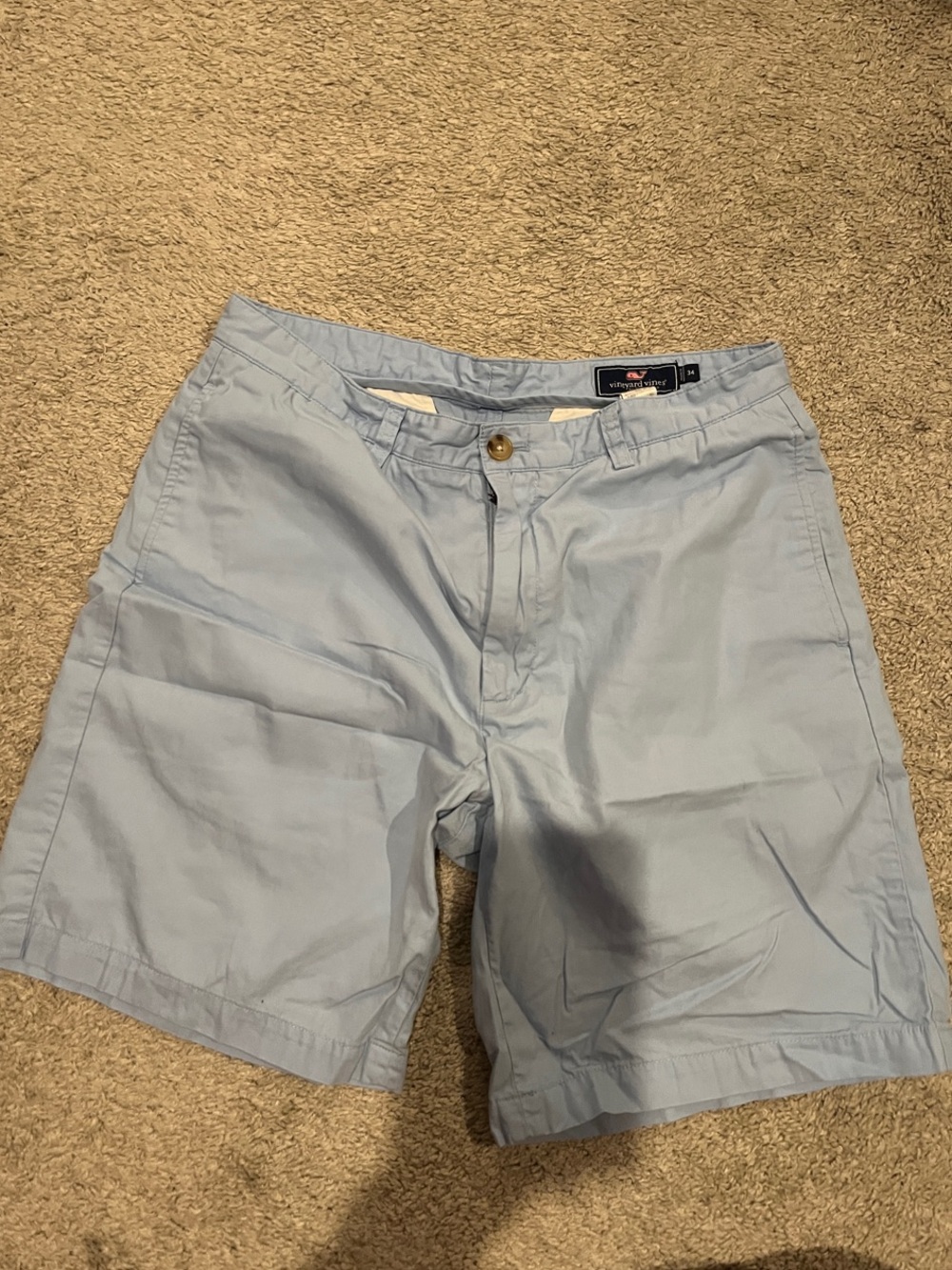 Vineyard Vines Light Blue Flat Front Men's Shorts